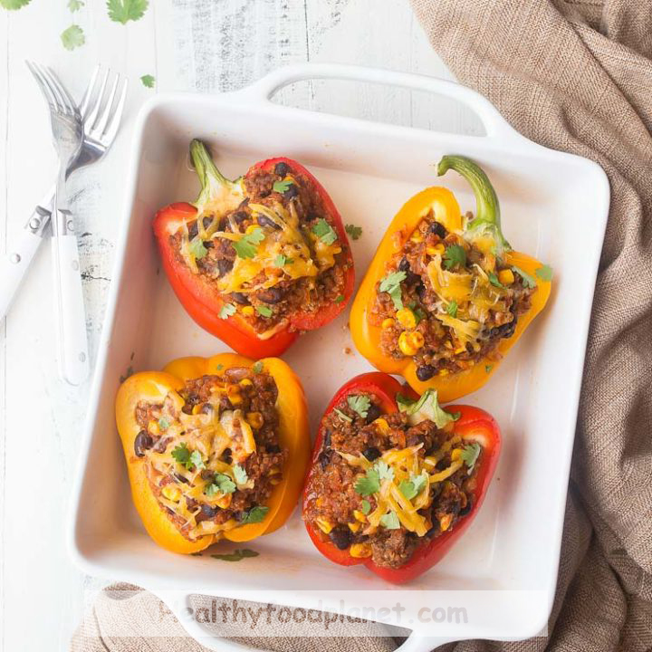 Spicy-Southwest-Whole30-Stuffed-Peppers